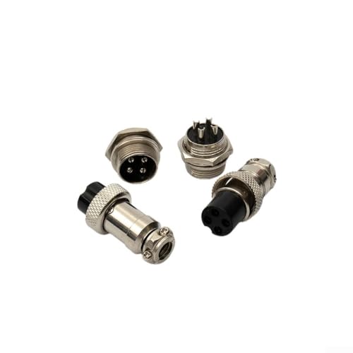 5 pares conector aviación GX16-4 16 mm 4 pines miniatura 1
