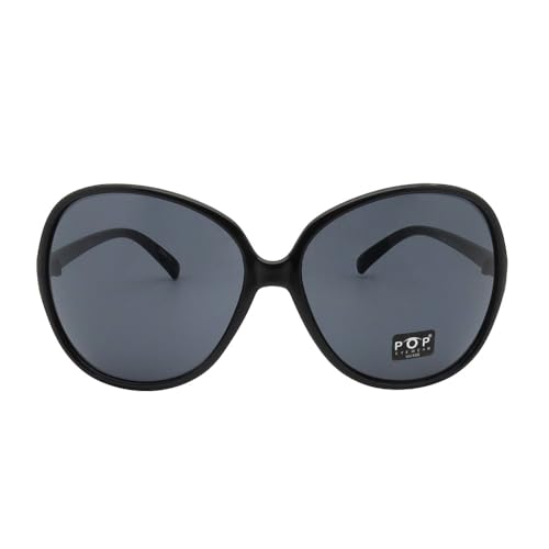 Pop Fashionwear Jackie O Round Women's Oversized Celebrity Vintage Retro Sunglasses2