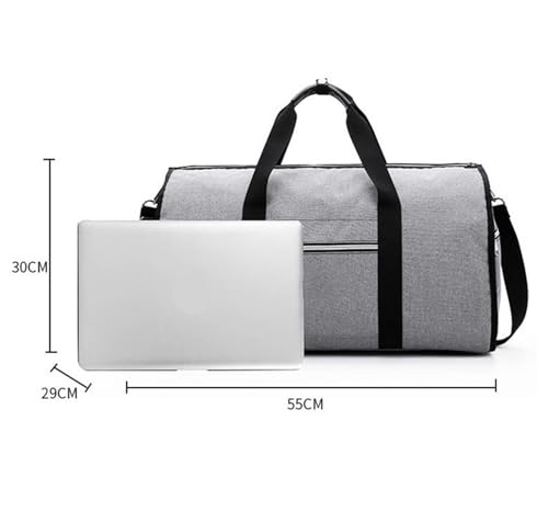Convertible Suit Travel Bag Garment Duffle Bag for Travel 2 in 1,Garment Bag for Business Trips, Foldable Travel Bag Hanging Garment Duffel Bag (Color : D, Size : 550 * 280 * 300mm)2