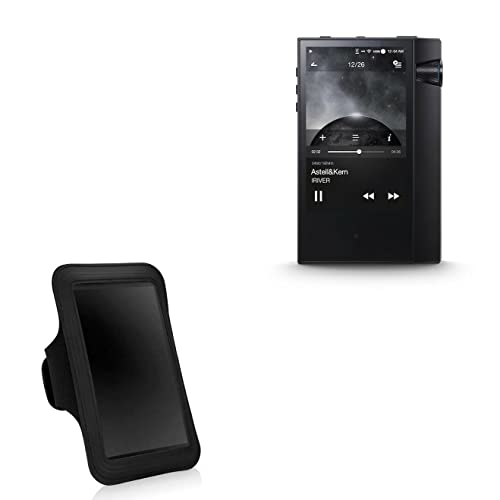 BoxWave - Funda compatible con Astell & Kern AK70 MK II (funda de BoxWave) - Brazalete deportivo, brazalete ajustable para entrenamiento y correr para Astell & Kern AK70 MK II, color negro azabache Cover