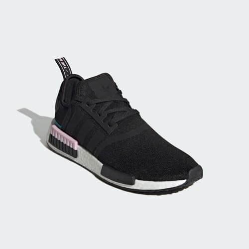 Image of adidas NMD R1 Shoes Men Casual Running Shoes IG3077 (Black /Black /White), Size 6