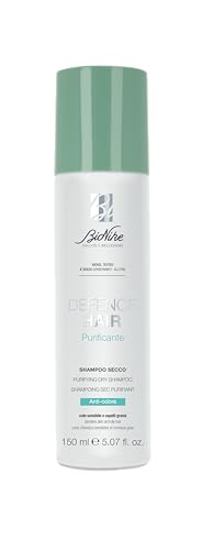 Bionike Defence Hair - Shampoo Secco Capelli per Cute Sensibile e Capelli Grassi, Azione Seboregolatrice, Neutralizza gli Odori e Assorbe le Impurità, Dona Leggerezza e Idratazione, 150 ml