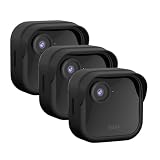 Picture of Silicone Case Cover for All-New Blink Outdoor 4 (4th Gen) - Weatherproof Protective Skin Cover with Hat Brim for All-New Blink Outdoor 4 & 2K Smart Security Camera (Black, 3 Pack)