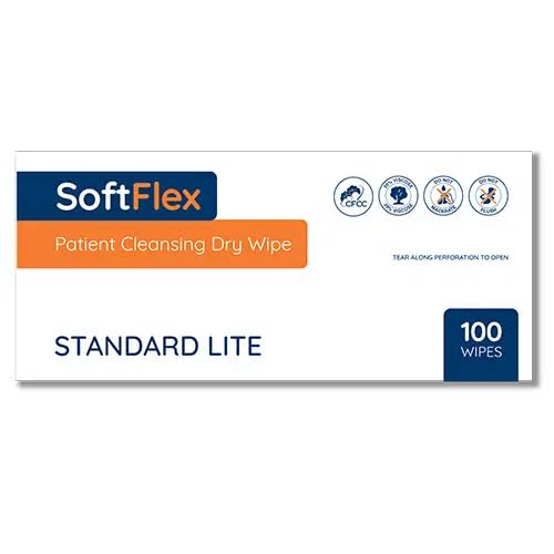 3 x Easy Care Solutions Standard Patient Dry Wipes | Large 30cm x 28cm | 3 Packs of 100