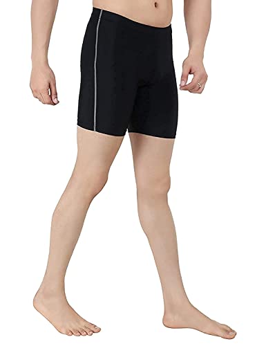 Image of Anshul Shop Stretchable Shorts for Men for Yoga and Sports Activities Compression Men Skin Fit Shorts Black XL Size?