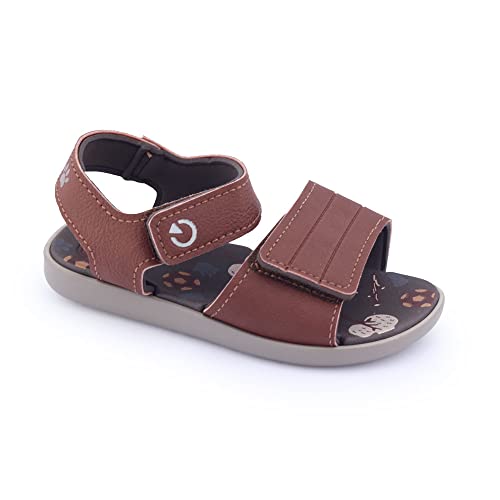 Sandalia, Bebê, masculino, Cartago,Cinza/Marrom,22