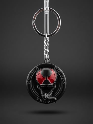 Image of Premium Metal Anime Spinner Keychain | 360 Rotating Fidget Keyring for Bike, Car & Bags | Japanese Manga & Cosplay Action Hero Designs | Pack of 1