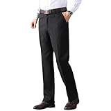 [Mifish] スラックス メンズ ズボン 裾上げ済み ビジネス ノータック スーツパンツ ロングパンツ 厚手 仕事着 大きいサイズ ウォッシャブル ゆったり 無地 春秋冬服