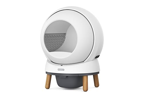 PetSafe - Lettiera Autopulente SmartSpin ScoopFree - Controllo Avanzato degli Odori e Monitoraggio della Salute - Controllata da App - Compatibile con Qualsiasi Lettiera