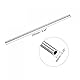 sourcing map Set Edelstahlrohr 6mm x 1mm x 250mm Rundrohr Edelstahl V4A Edelstahlrundrohr WST 1.4401 Abstandshülsen 316 Rohrleitung Rundprofil für Treppen Balkongeländer