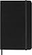 Moleskine Wochenkalender 2025-2026, 18-Monats-Horizontal-Wochenplaner, Harte Einband und Gummiband, Taschenformatformat 9 x 14 cm, Schwarz