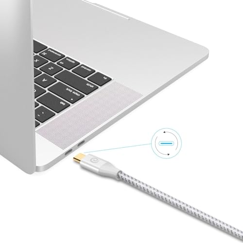 Image of INICIO USB C to DisplayPort Cable 1.8m, 4K@60Hz Type C to DP 1.2 Adapter Thunderbolt 3 /4 /5 Compatible For MacBook Pro Air iPad iPhone 17 16 XPS 13 /15 HP Spectre S26 S25 Ultra [Not HDMI]