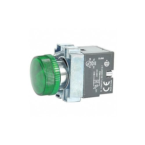 Pilot Light,LED,22mm,24VAC/DC,GR,Cr