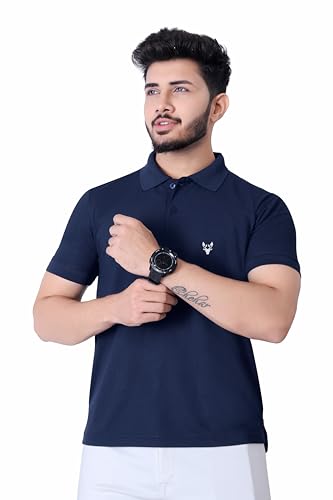 Image of Men's Premium Polo T-Shirt | Classic Collar | Smooth Finish | Half Sleeve Casual Wear (XS to 3XL)