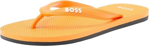 BOSS Tracy tongs homme noires confortables et élégantes pour l'été
