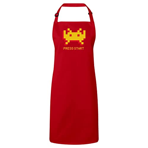 Tablier cuisine jeux vidéo vintage idéal pour les soirées burger et barbecue