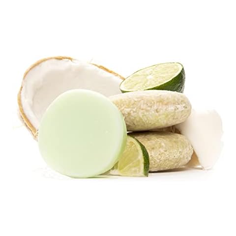 Sweet & Sassy Shampoo + Conditioner Bars: Includes 1 Shampoo, 1 Conditioner. Made in the USA. Natural, Organic, SLS Free, Safe for Color Treated Hair. Coconut Lime Cover