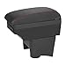 AMXDHH Fit for VW Polo Mk5 6R Vento Car Armrest Box Interior Parts Storage Box Car Accessories(B3 Black White 3USB)