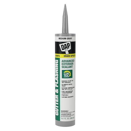 DAP Gutter & Flashing Advanced Exterior Sealant (10.1 Oz)
