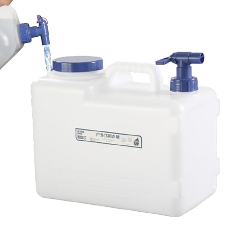 Récipient d'eau avec robinet 10L et 15L pour camping et randonnée