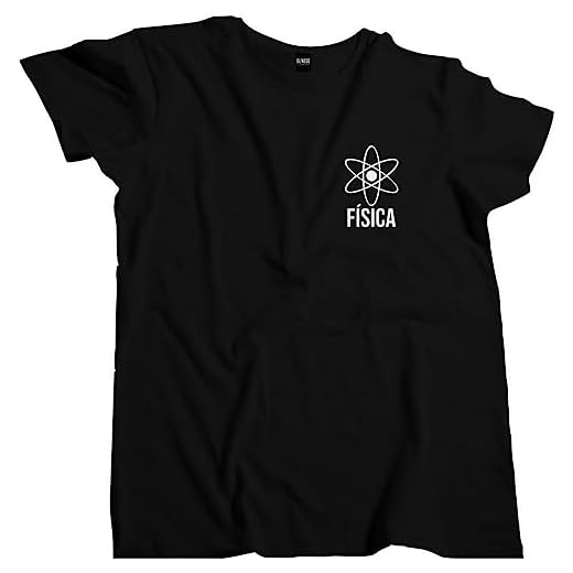 Camisa Masculina Curso Faculdade Física Físico Ciências Fac 148 Tamanho:G;Cor:Preto