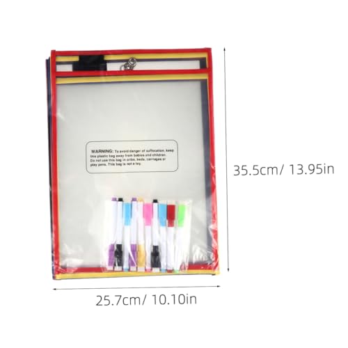 Pochette porte-stylo de rangement multifonctions couleur aléatoire