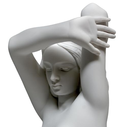Sculpture en Marbre La Honteuse 40 cm | Statue Décorative Objet d'Art Intérieur - 7