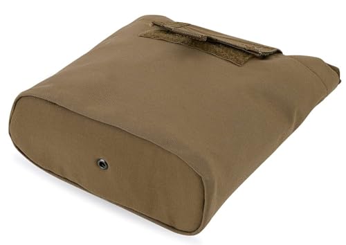 KRYDEX GEAR Tactical MOLLE Folding Dump Pouch Magazine Recover Pouch Roll-up Compact Multi Purpose Utility Bag (Coyote Brown) - Image 3