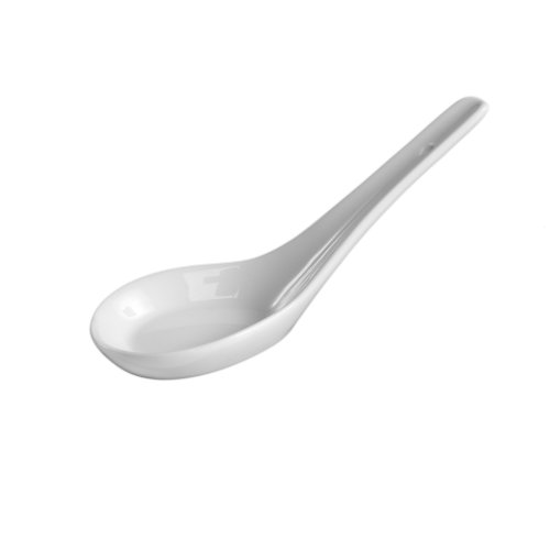 Fortessa Fortaluxe Vitrified China Dinnerware, Soup Spoon, 5-Inch, Set of 12