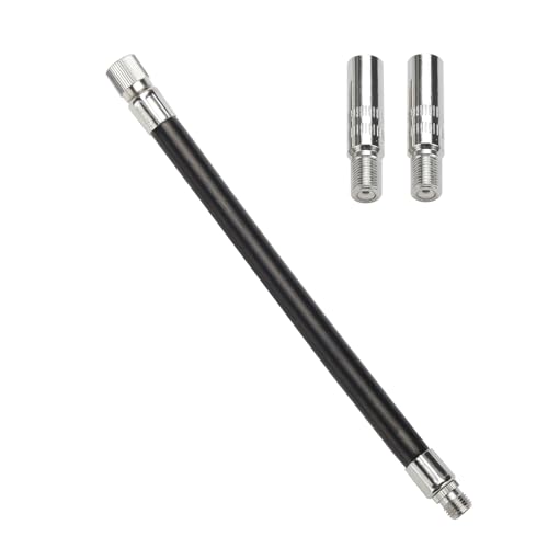 Extension de Valve, Rallonge Valve Pneu 16cm en Caoutchouc, Compatible avec Gonfleur Xiaomi/Trotinette Électrique, Compatible M365, Pro, 1S, Accessoire Essentiel pour Scooter Électrique, Vélo et Moto