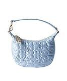 [GANNI] [ガニー] ハンドバッグ A5736 5900 BUTTERFLY MINI FLAT COSMETIC POUCH SATIN レディース BABY BLUE [並行輸入品]
