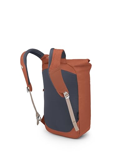 Image of Osprey Arcane Roll Top Commuter Backpack, Porcelain Orange Heather