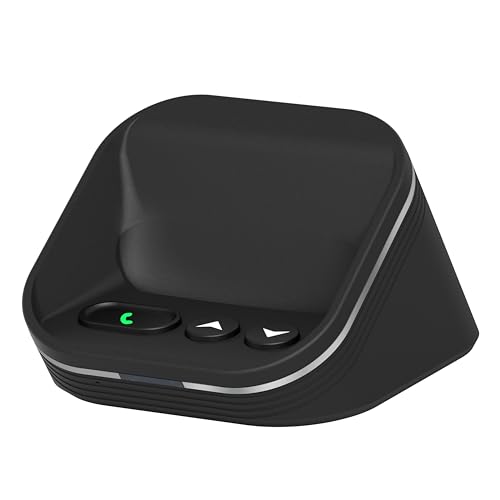 SWISSVOICE – Amplificador Base – Soporte Cargador con Altavoz – Manos Libres – Amplificación de Sonido – Teclas integradas – para Smartphone Senior Swissvoice S510 C – Negro