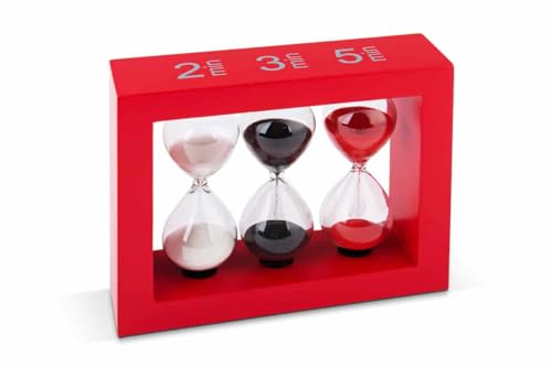 MAOCI - Tee-Sanduhr rot - 3 Zeiten MAOCI - Tee-Sanduhr rot - 3 Zeiten