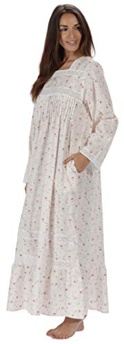 Image of The 1 for U Victorian Nightgown - Night Dress for Women Sleepwear, Kate 100% Cotton Gown