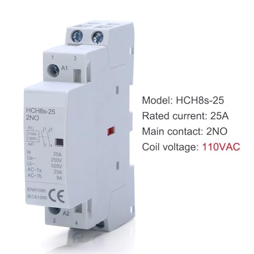 Contactor modular HCH8s de 25A para solucionar sobrecargas en interruptores de luces automáticos 2