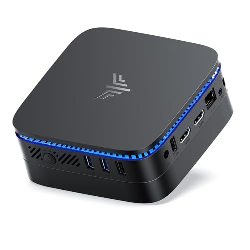 Image of KAMRUI AK1PLUS N95 Mini PC, 16GB DDR4 512GB M.2 SSD, Small Computer Supports Dual 4K Display, Ethernet, 4 USB-A, 3.5mm Audio Jack Suitable, Business,Office, Home