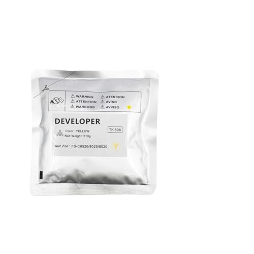 Material de revelado TK898 Y-210g soluciona copias claras en copias C8520MFP