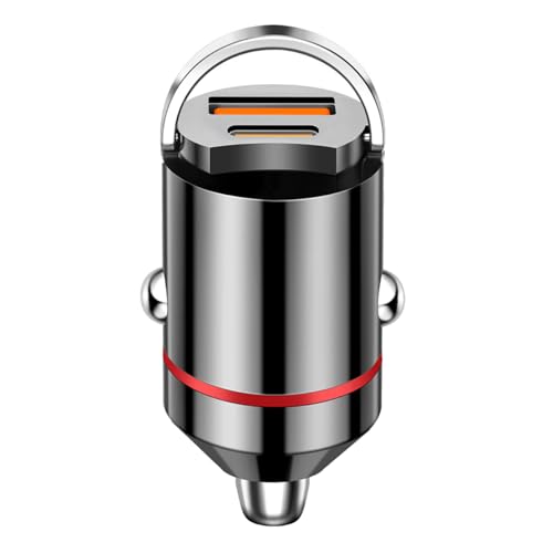 Cargador Coche Carga Rapida Cargador mechero Coche Accesorios Coche,Cargador Coche USB c 30W PD&QC3.0 Cargador movil Coche Cargador USB Coche Cargador movil Coche Cargador mechero USB Carga rapida