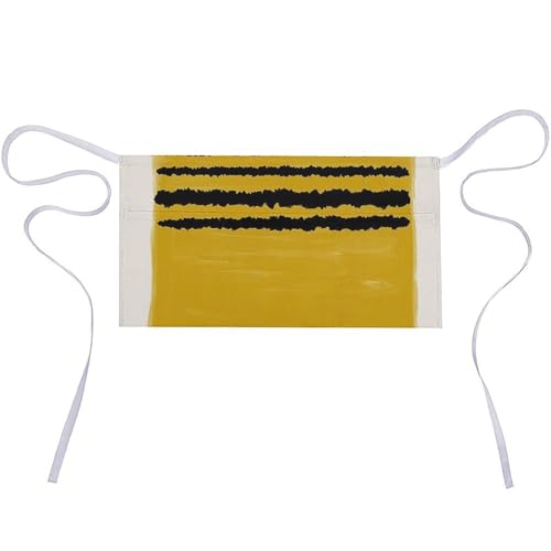 Tablier imperméable de cuisine jaune moutarde pour éviter les taches