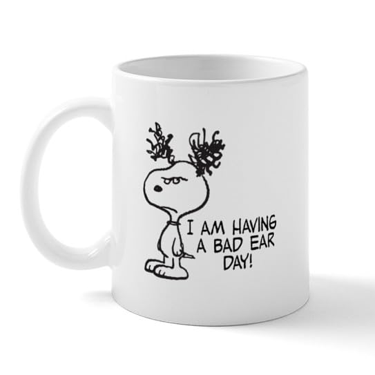 Taza de cerámica 11 oz Snoopy Bad Ear Day miniatura 2