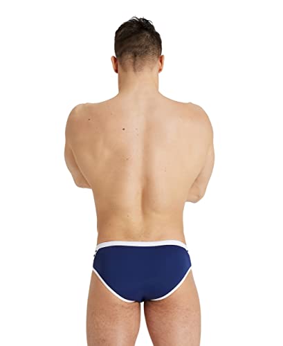 Image of ARENA Men's Icons Solid Swim Briefs Professional Training Swimsuit Sports Trunk
