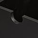 Relaxdays Schreibtisch Organizer, Bambus Schubladenbox, 2 Fächer, HBT: 14,5x24,5x20 cm, Schreibtischbox, Natur/schwarz