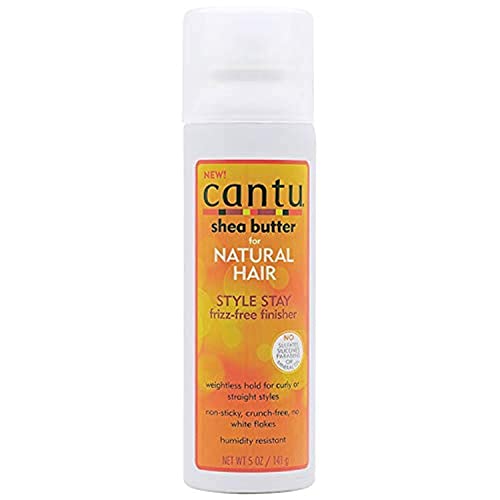 CANTU - Shea Butter Style Stay Frizz-Free Finisher - Unisex - 141 g - Seals in moisture - Adds hold and shine - Controls frizz all day - Non-crunchy feel - Free of sulfates, parabens, and mineral oil