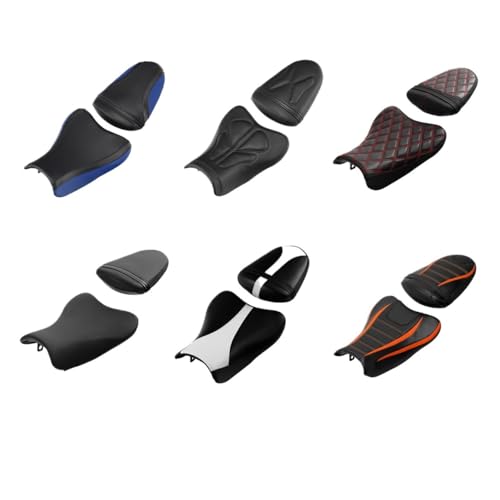 Asiento de motocicleta para GSXR1000 2007 2008 conductor y pasajero completo 2
