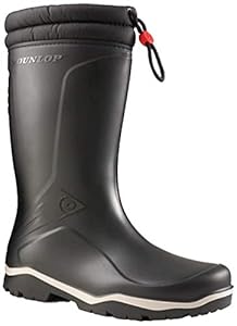 Dunlop Boots Thermostiefel Blizzard Wintergummistiefel für Damen und Herren (39 EU, schwarz)
