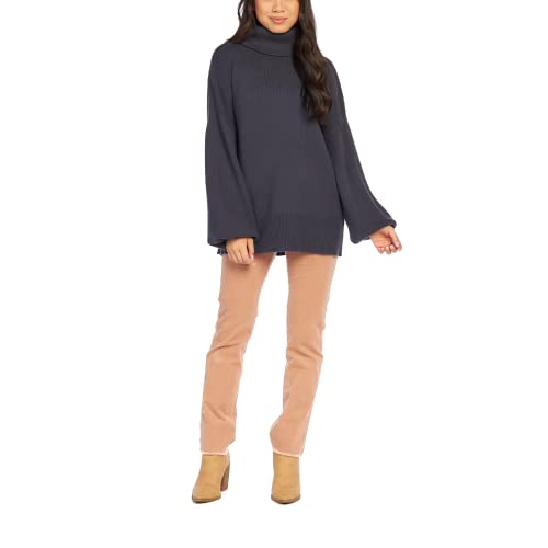 Mud Pie Roxie Womens Turtleneck Sweater