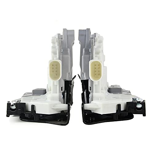 SCSN Mecanismo de cerradura de puerta trasera derecha y trasera izquierda, para cerradura de puerta, motor compatible con Al-t-ea Le-on To-le-do V-W Sk-o-da 1P0839015A 1P0839016A Cover