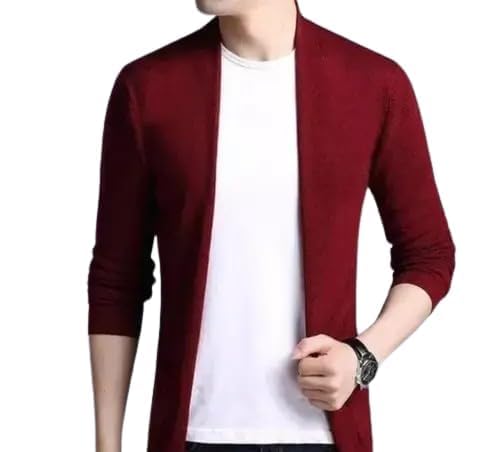 Men’s Cotton Shrug Open Full Sleeve Shawl Cardigan for Men, Best for Casual Wear-image-34