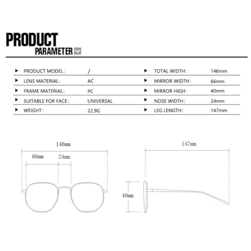 Lunettes de soleil rétro à verres dégradés blanc gris unisexe